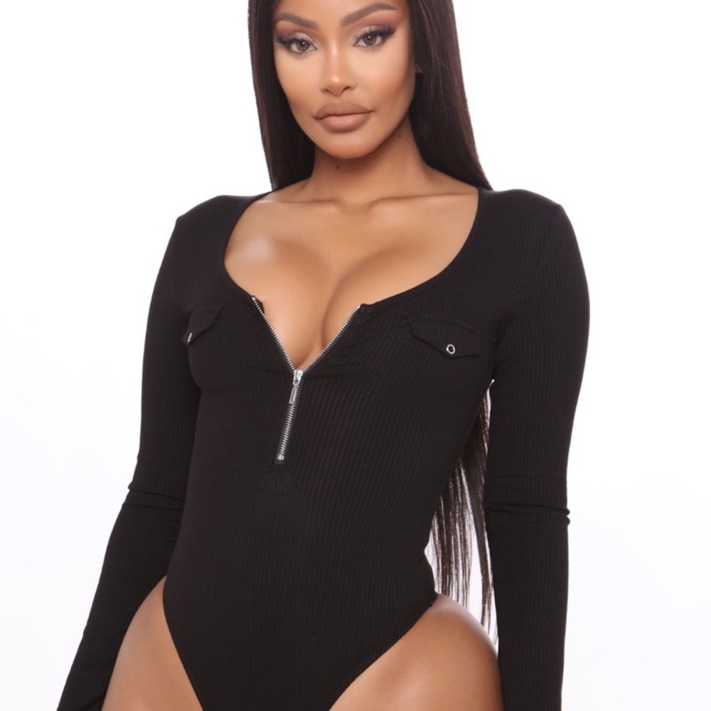 Fashion Nova Private Kelly Ribbed Bodysuit